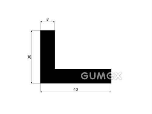 GUMMIPROFILE L-FORM - EPDM